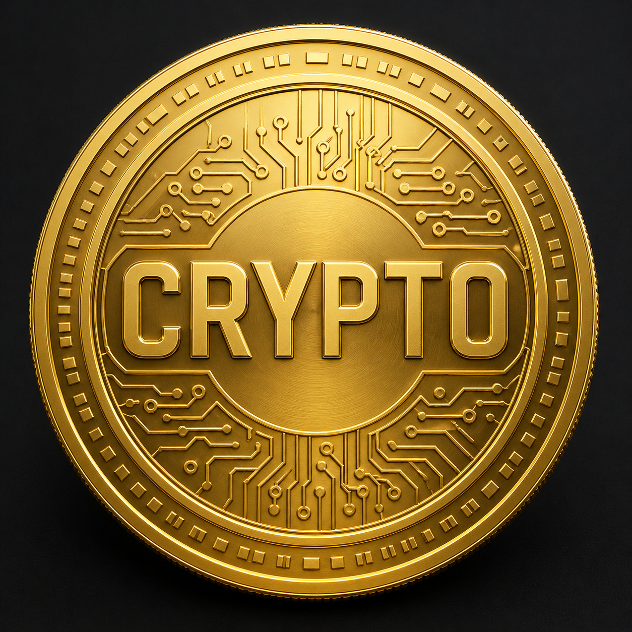 Crypto Course logo with major crypto coins