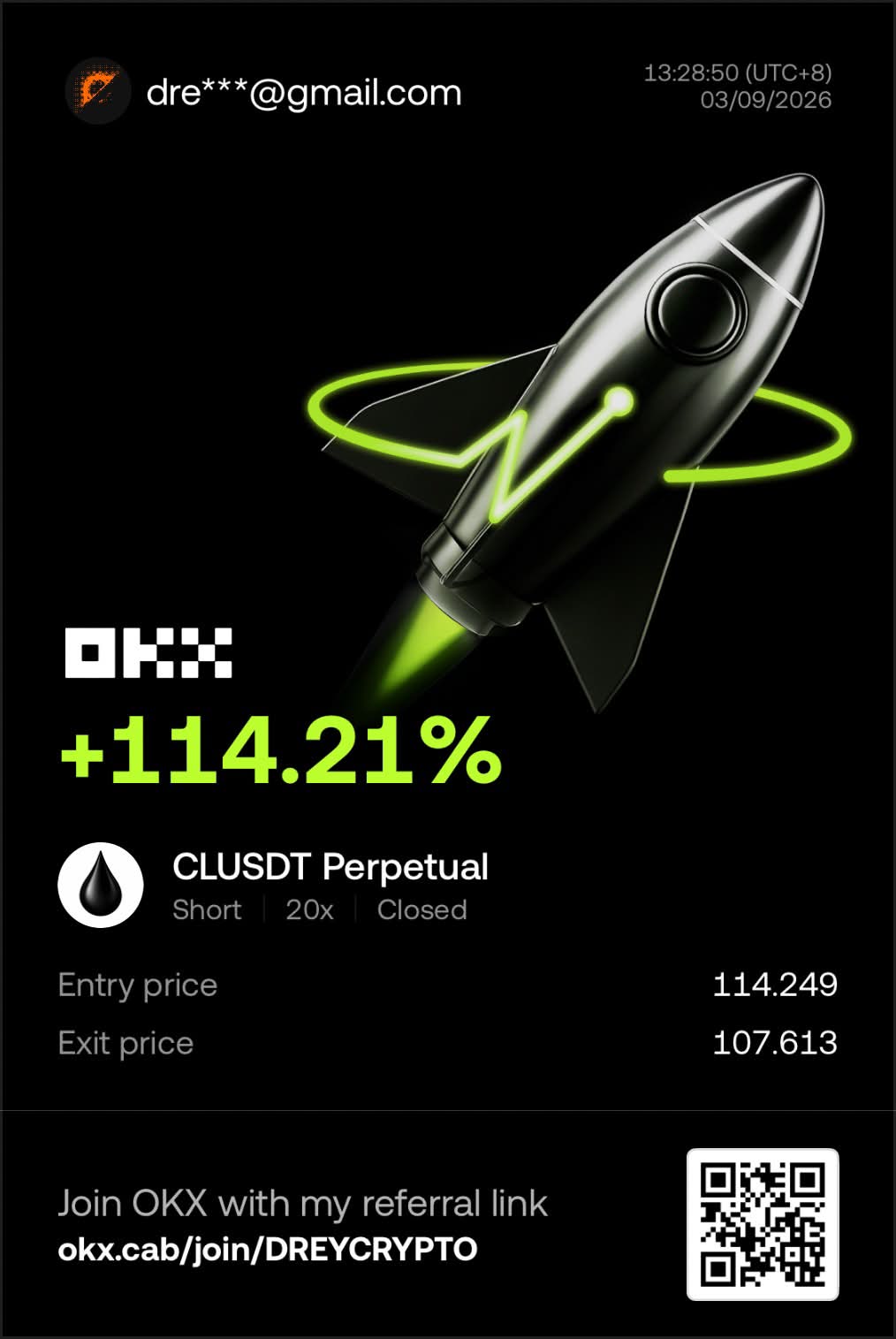 Proof of experience trading result screenshot two